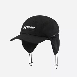 Supreme packable Earflap camp cap (Black)
